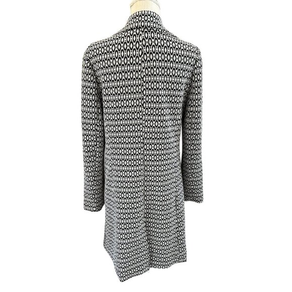 Carole Little Womens Black & White Button-Up Jacket M - Picture 4 of 10